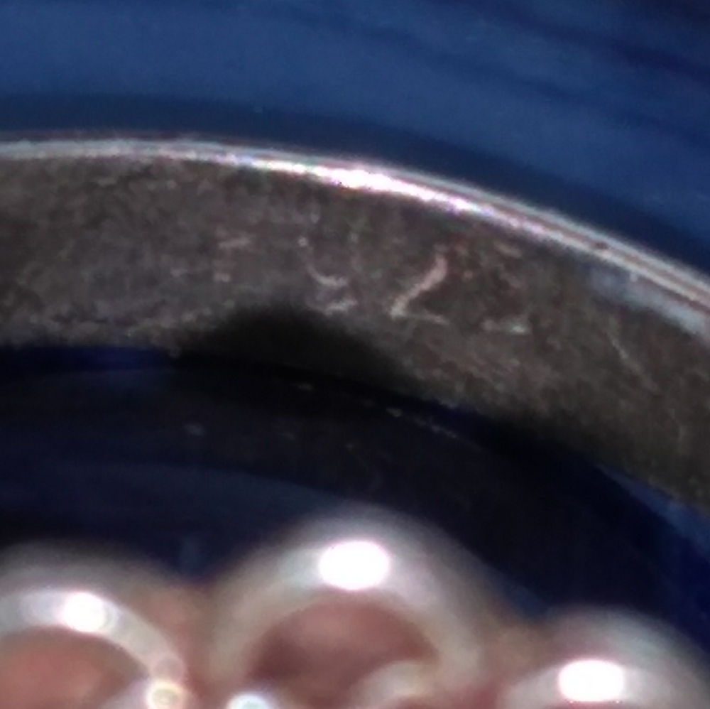 VTG SouthWestern Sterling Silver Green Stone Ring - Picture 7 of 8